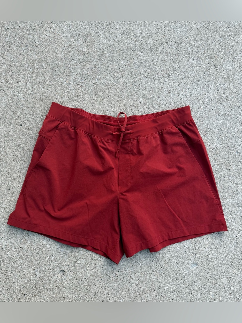 Lululemon Zeroed In Men's XXL Linerless Shorts Rocket Red